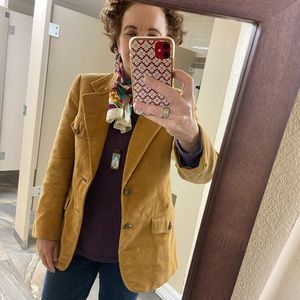 Vintage corduroy professor yuppie smoking jacket